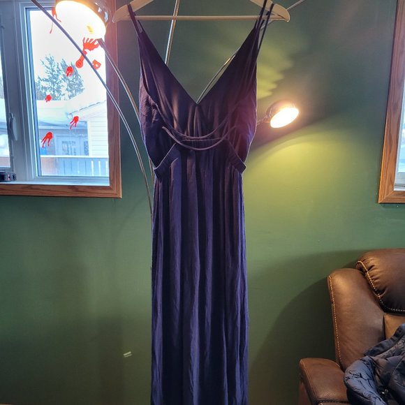 Lost in Paradise Navy Blue maxi dress - Picture 4 of 4